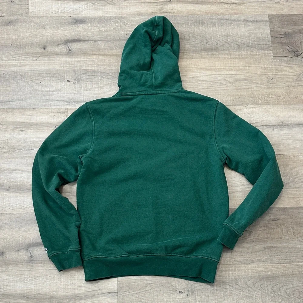 LACOSTE - MEN’S SMALL GREEN LONG SLEEVE HOODIE OVERSIZED CROC LOGO - Picture 5 of 7